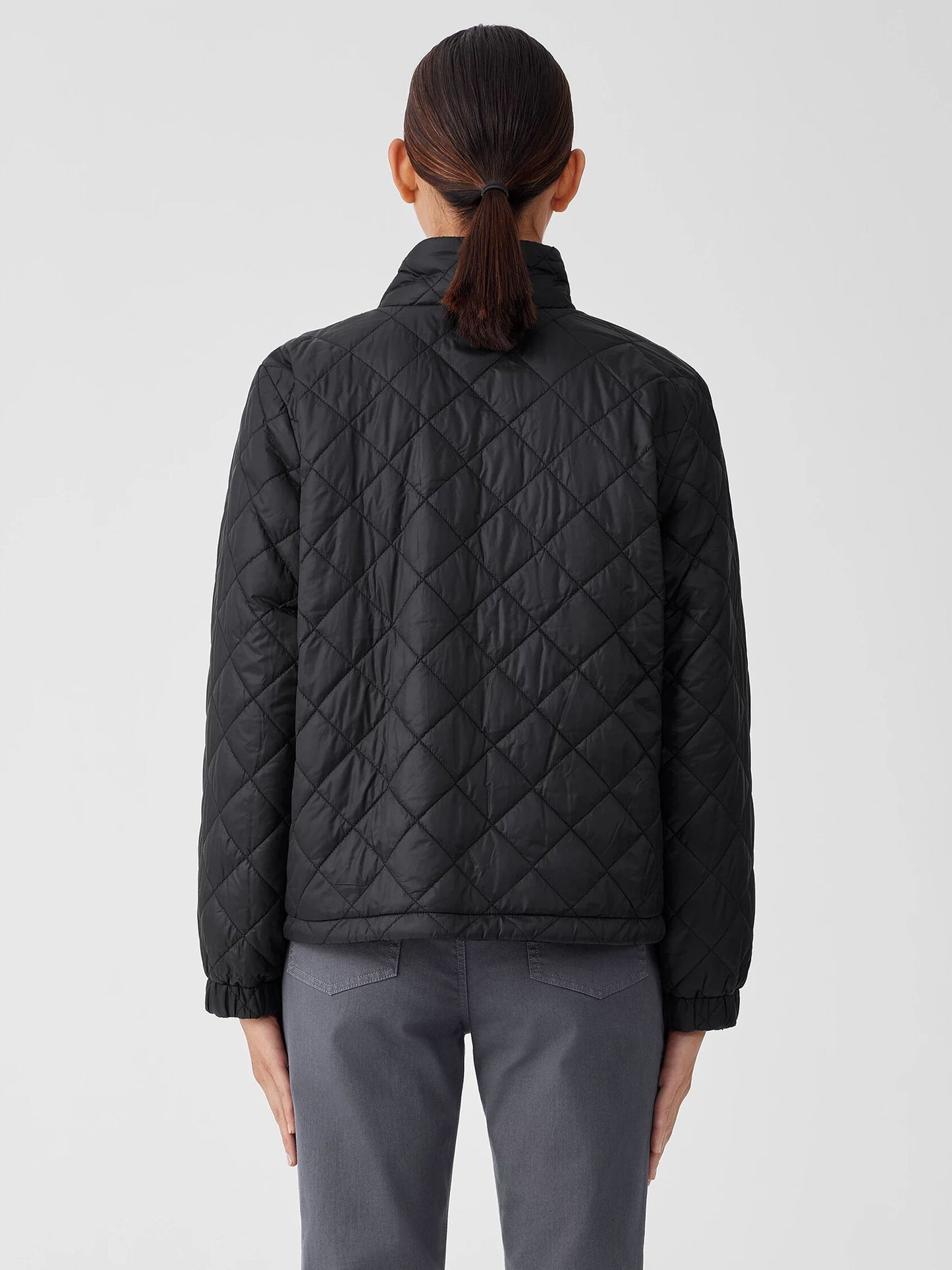 Eileen Fisher Recycled Reversible Quilted Coat