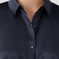 Eileen Fisher Stretch Silk Charmeuse Classic Collar Shirt