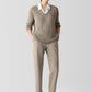 Eileen Fisher Organic Cotton Cord V- Neck Sweater