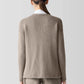 Eileen Fisher Organic Cotton Cord V- Neck Sweater