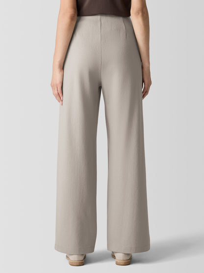 Eileen Fisher Felted Wool Jersey Wide Leg Pant