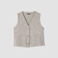 Eileen Fisher Light Boiled Wool Vest