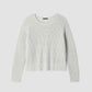 Eileen Fisher Cotton & Recycled Cashmere Knit Sweater