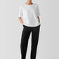 Eileen Fisher Cozy Organic Cotton Slub Tee