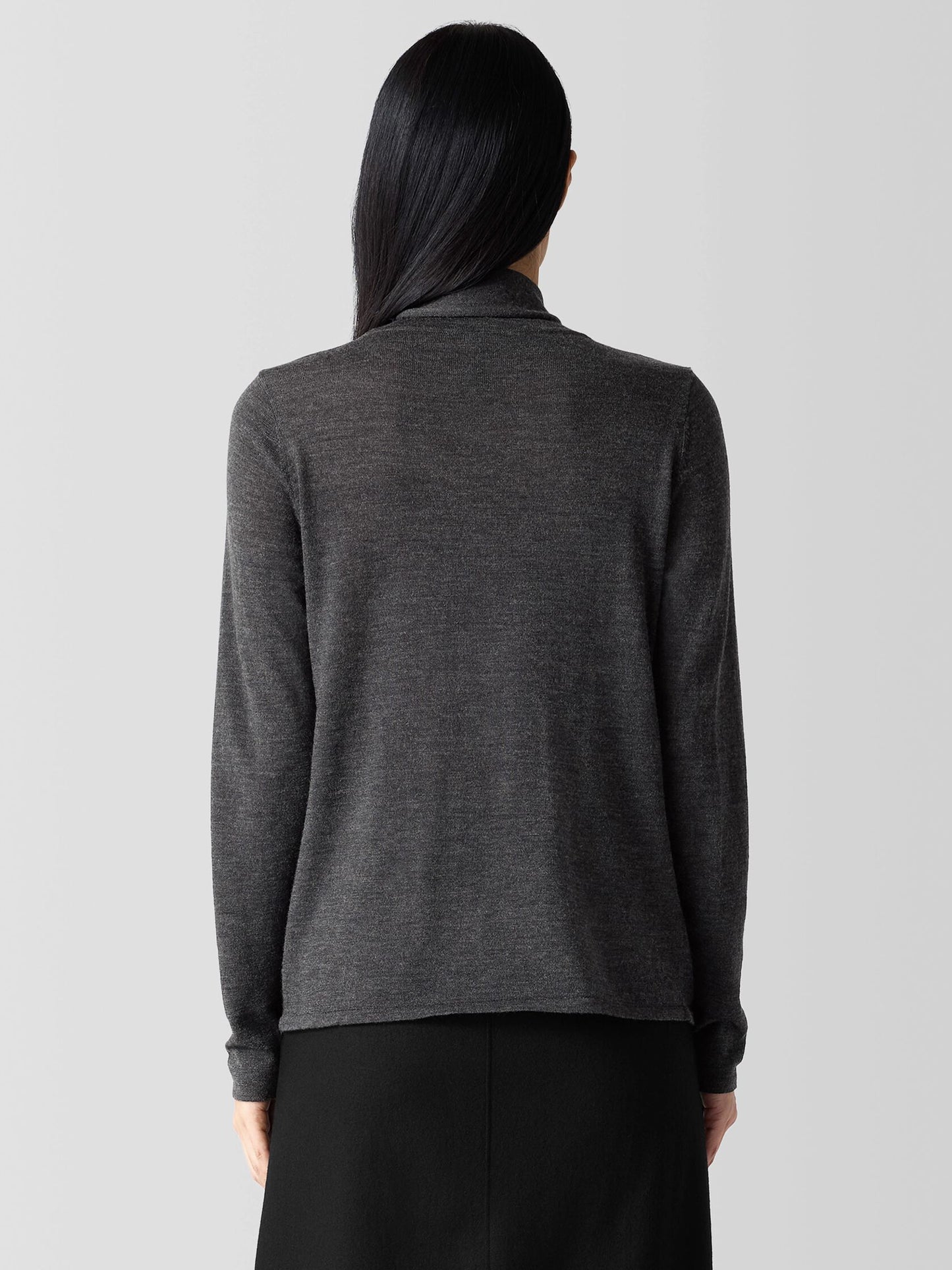 Eileen Fisher Fine Merino Turtleneck Top