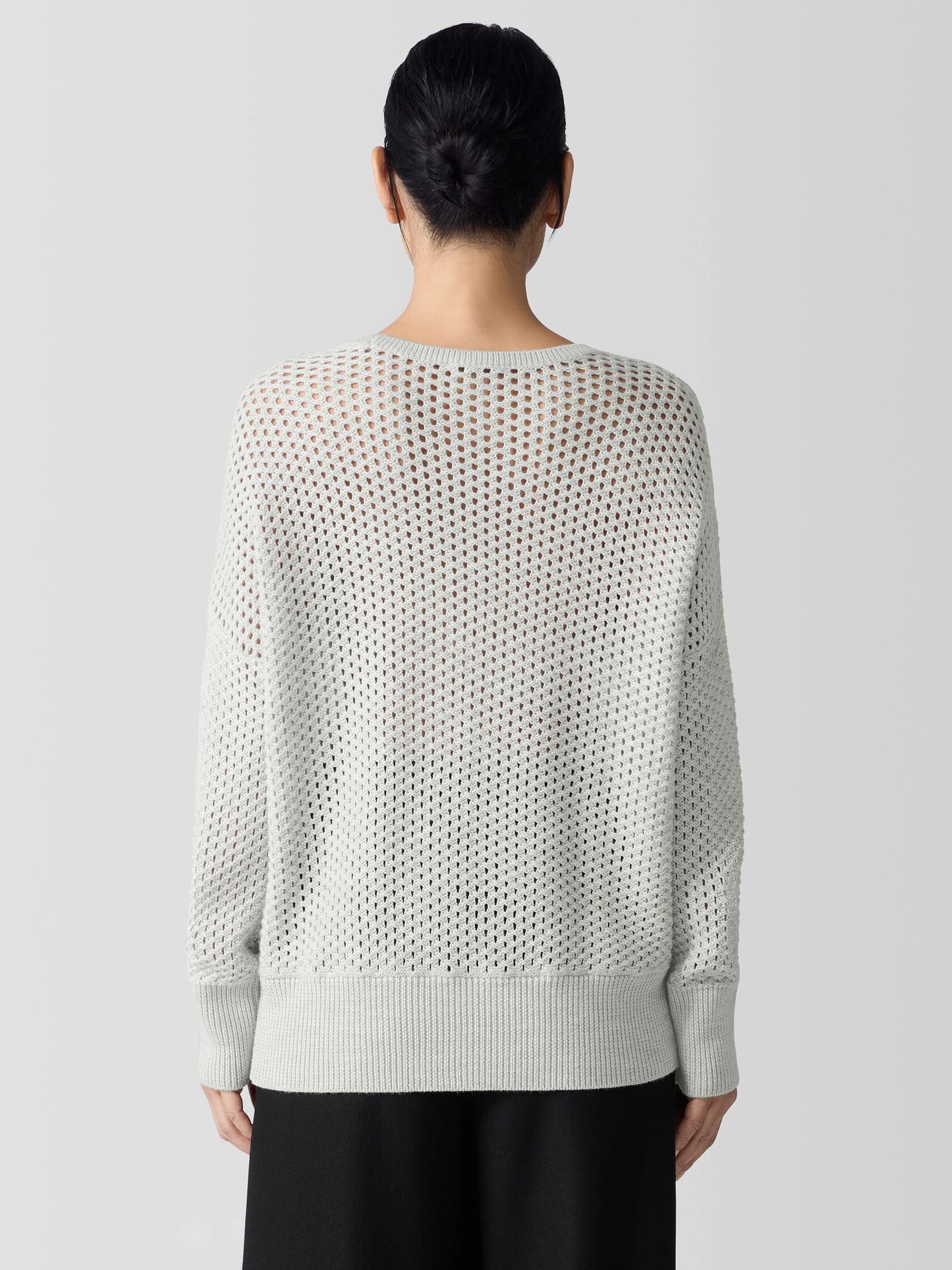 Eileen Fisher Merino Mesh Knit Sweater