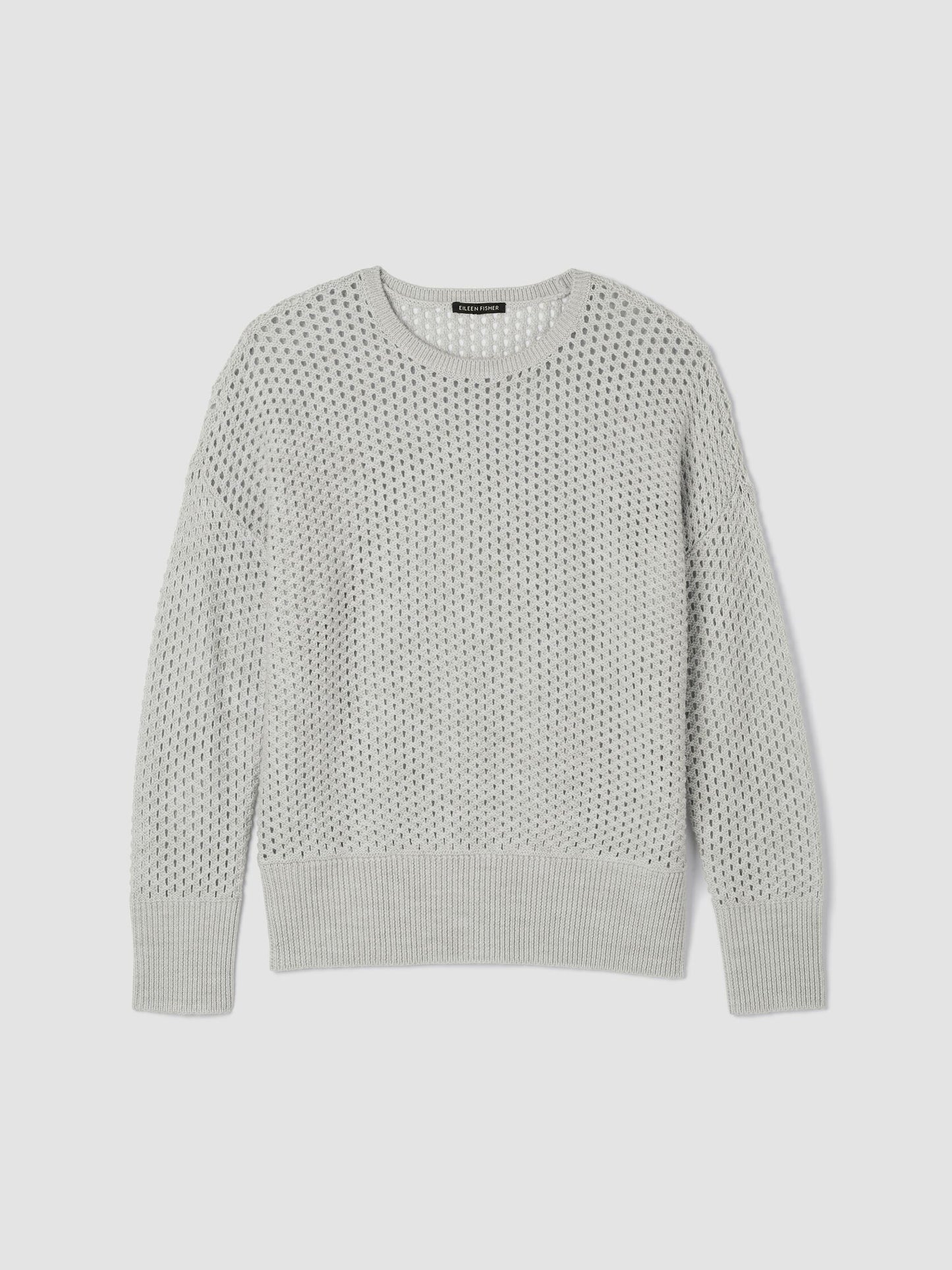 Eileen Fisher Merino Mesh Knit Sweater