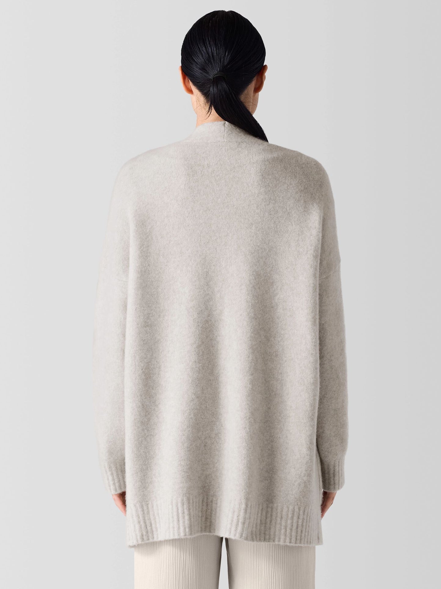 Eileen Fisher Cashmere Silk Bliss Long Cardigan