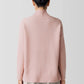 Eileen Fisher Cashmere Silk Bliss Turtleneck Sweater