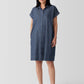 Eileen Fisher Airy Organic Cotton Twill Shirt Dress