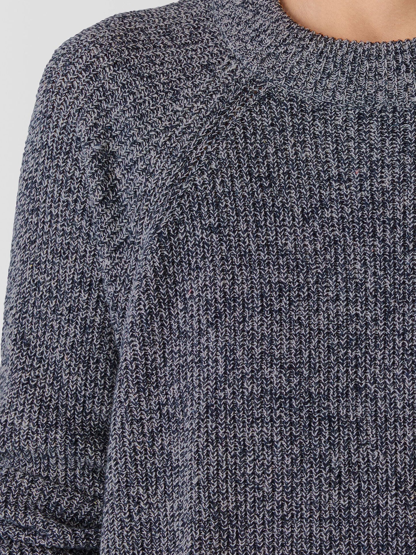 Eileen Fisher Recycled Cotton Twist Mock Neck Sweater