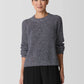 Eileen Fisher Recycled Cotton Twist Mock Neck Sweater