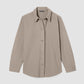 Eileen Fisher Garment Dyed Utility Shirt Jacket