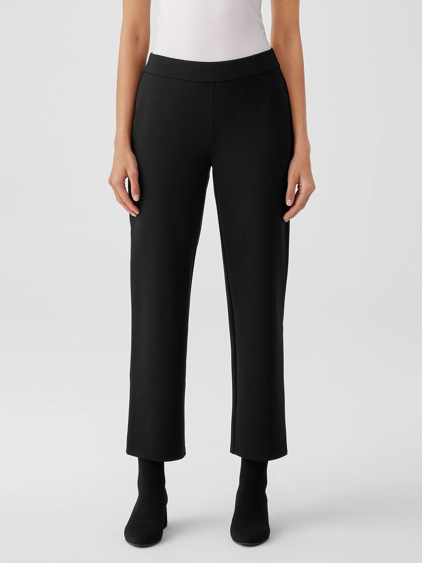 Eileen Fisher Washable Flex Ponte Straight Pant