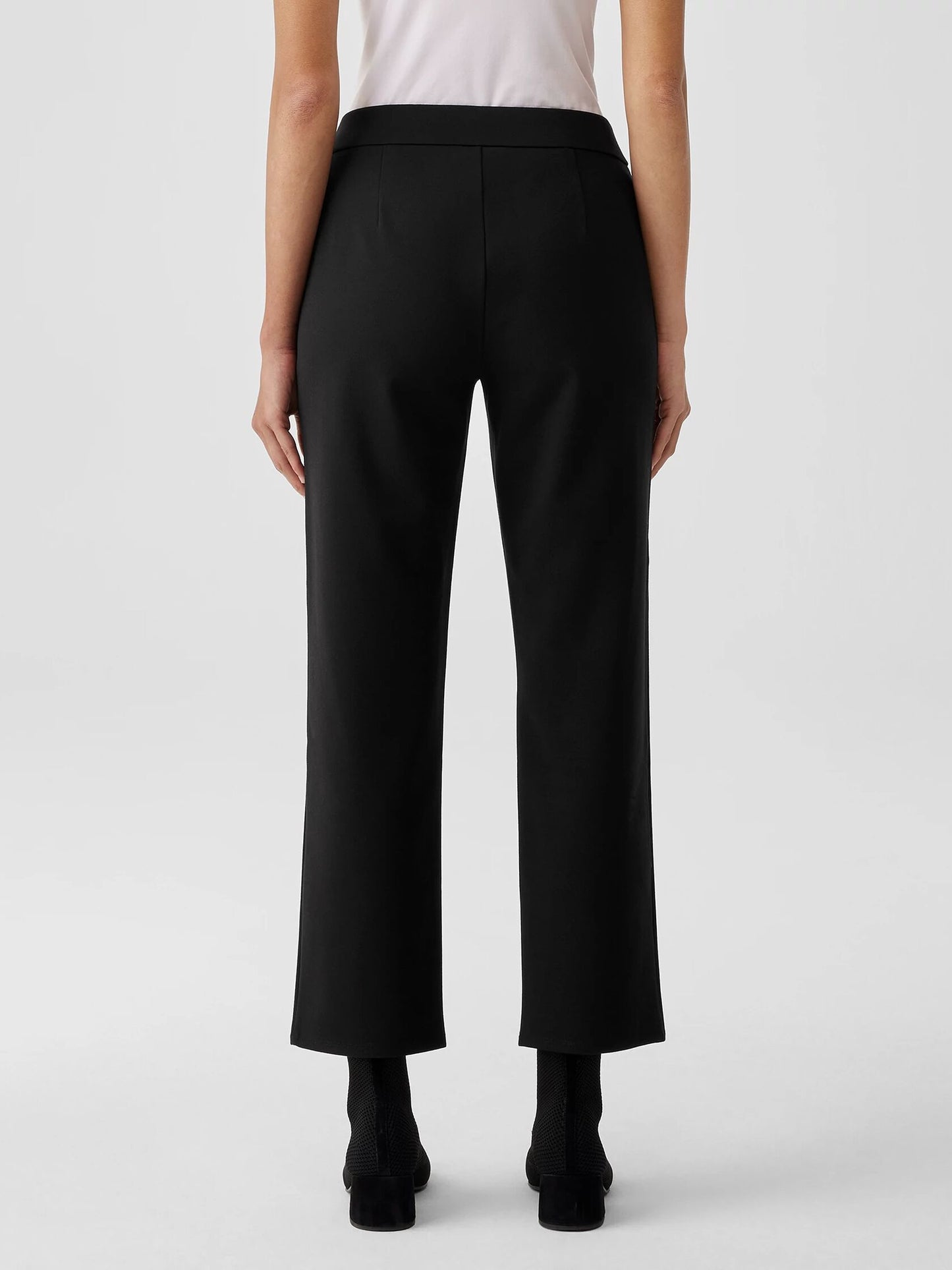 Eileen Fisher Washable Flex Ponte Straight Pant