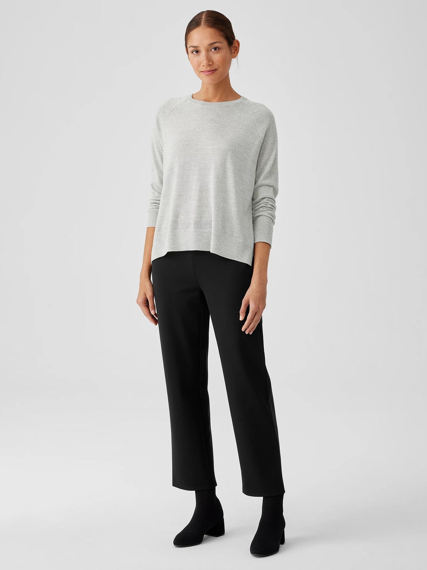 Eileen Fisher Washable Flex Ponte Straight Pant