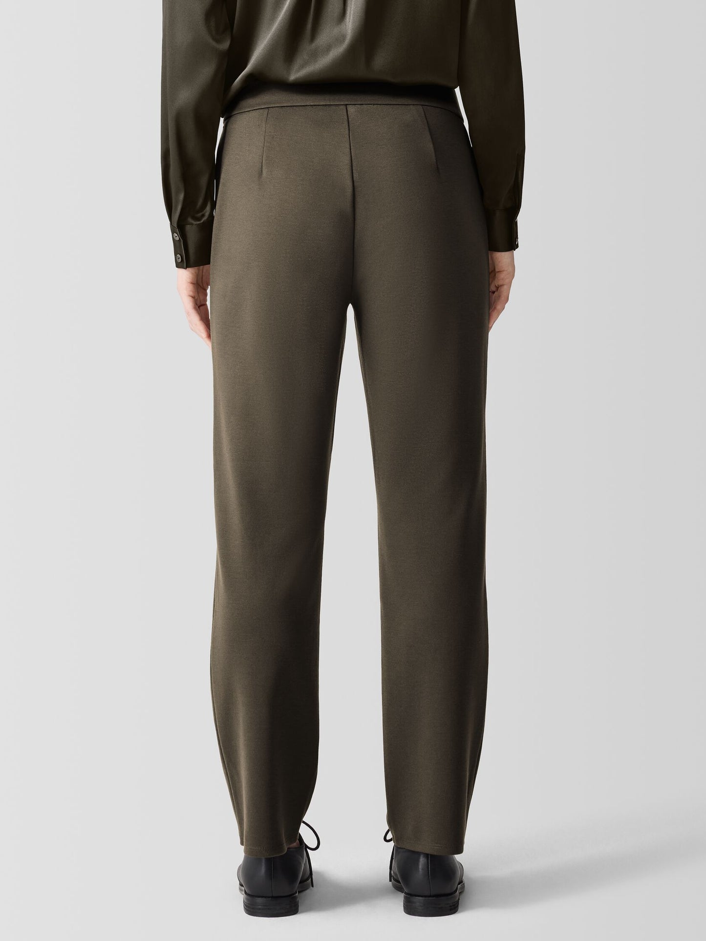 Eileen Fisher Washable Flex Ponte Straight Pant