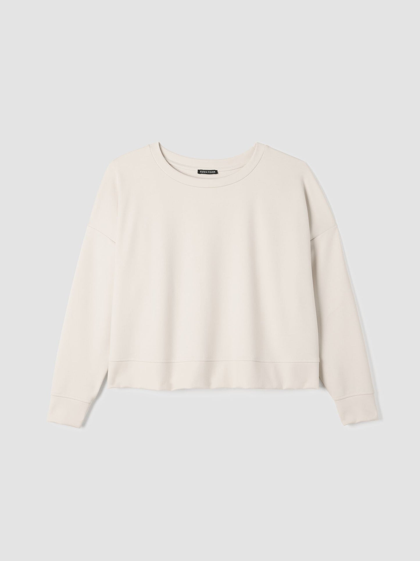 Eileen Fisher Lightweight Ponte Round Neck Top