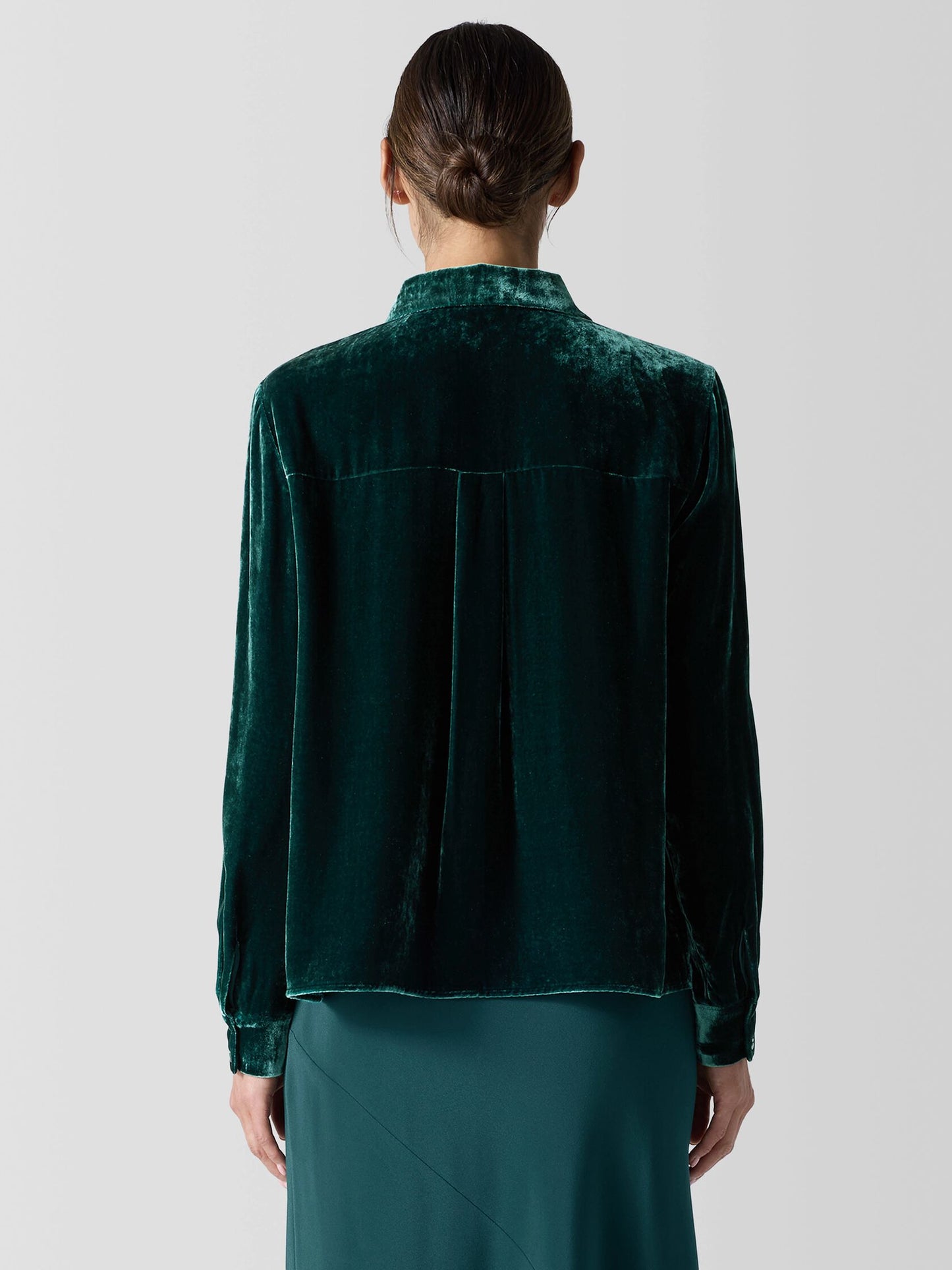 Eileen Fisher Velvet Classic Collar Shirt