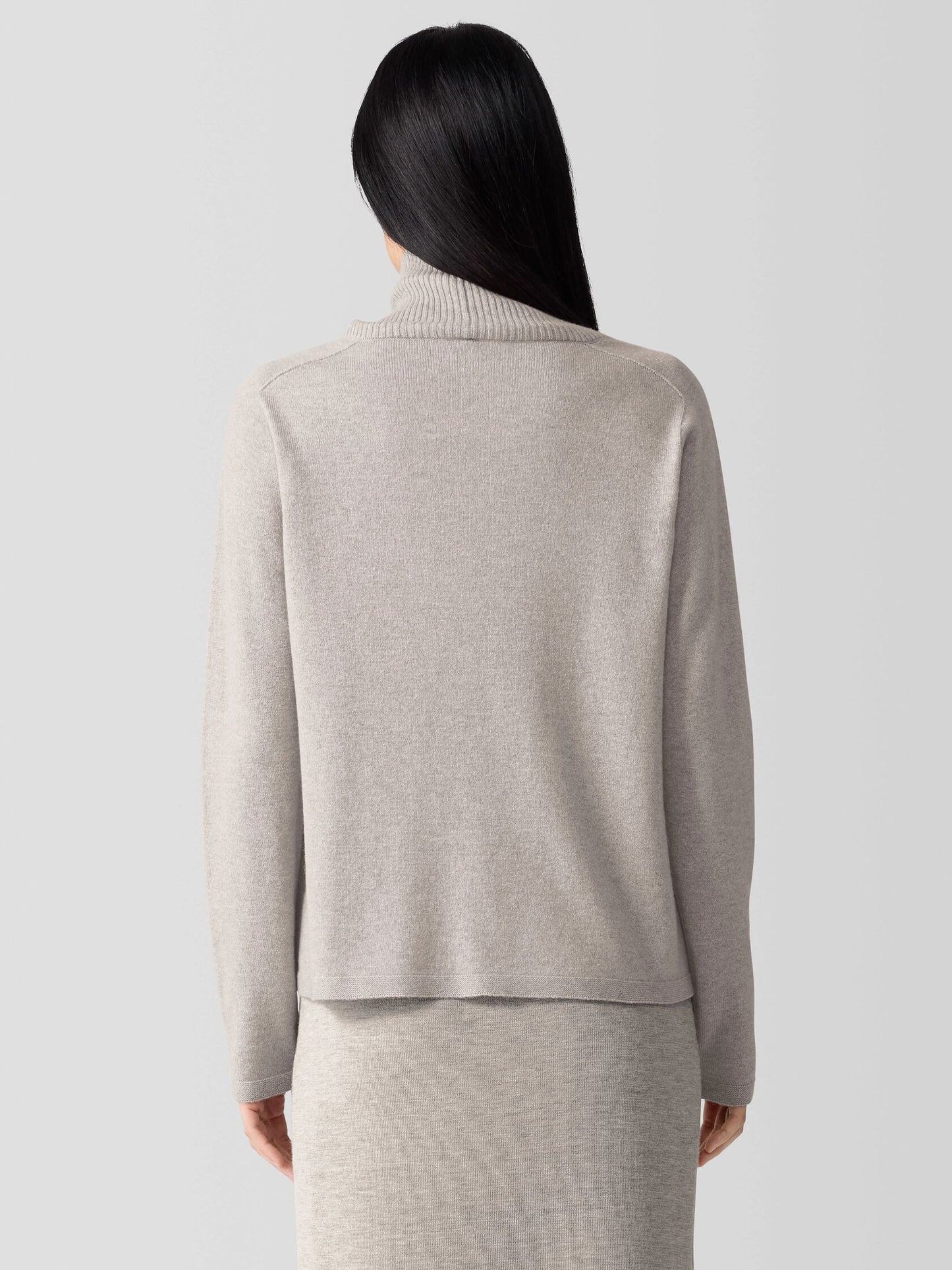 Eileen Fisher Italian Cashmere Turtleneck Top