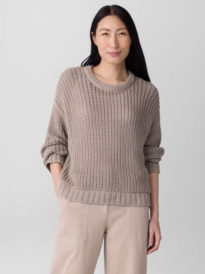 Eileen Fisher Knit Crew Neck Sweater