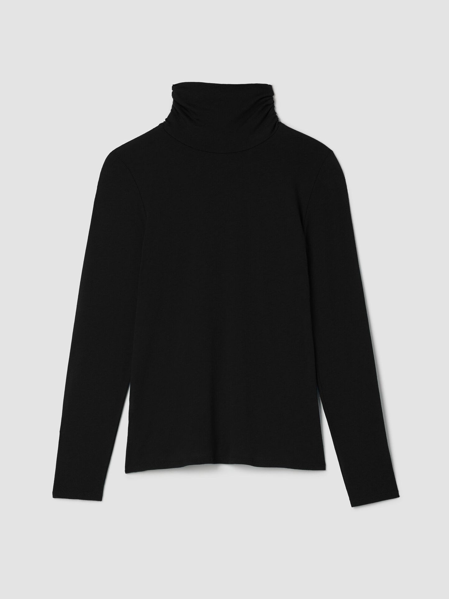 Eileen Fisher Cotton Blend Knit Turtleneck