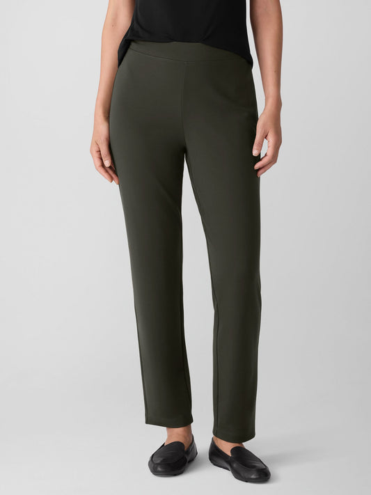 Eileen Fisher Washable Flex Ponte Slim Pant