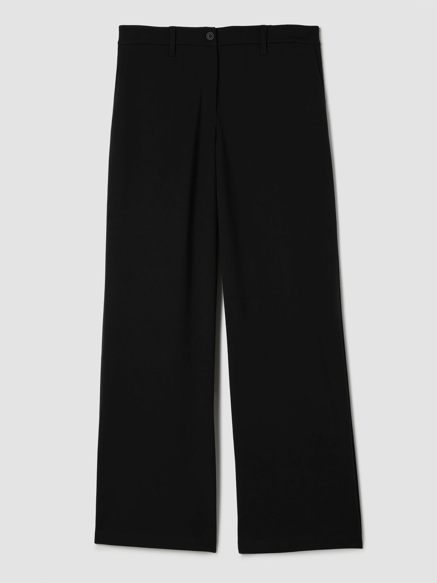 Eileen Fisher Washable Flex Ponte Wide Leg Trouser