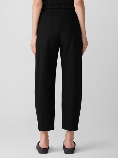 Eileen Fisher Washable Crepe Barrel Ankle Pant