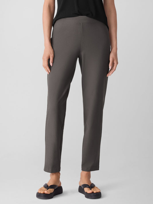 Eileen Fisher Washable Stretch Crepe Slim Ankle Pant