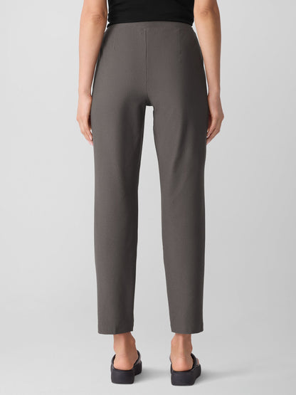 Eileen Fisher Washable Stretch Crepe Slim Ankle Pant