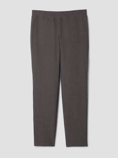 Eileen Fisher Washable Stretch Crepe Slim Ankle Pant