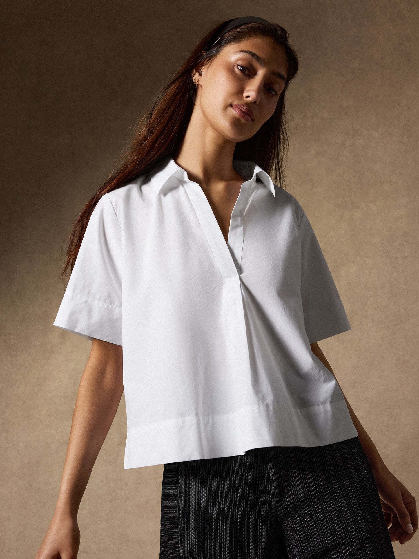 Eileen Fisher Classic Collar Top