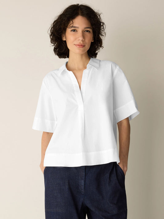 Eileen Fisher Classic Collar Top