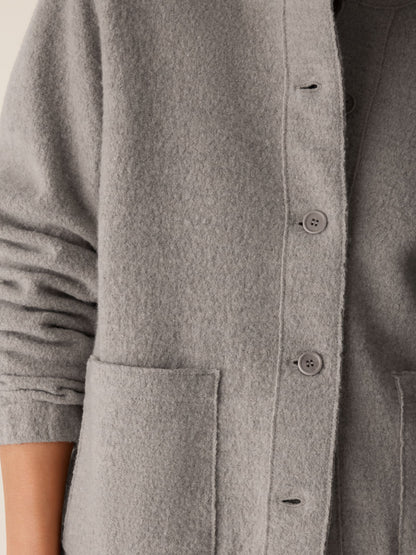 Eileen Fisher Stand Collar Jacket