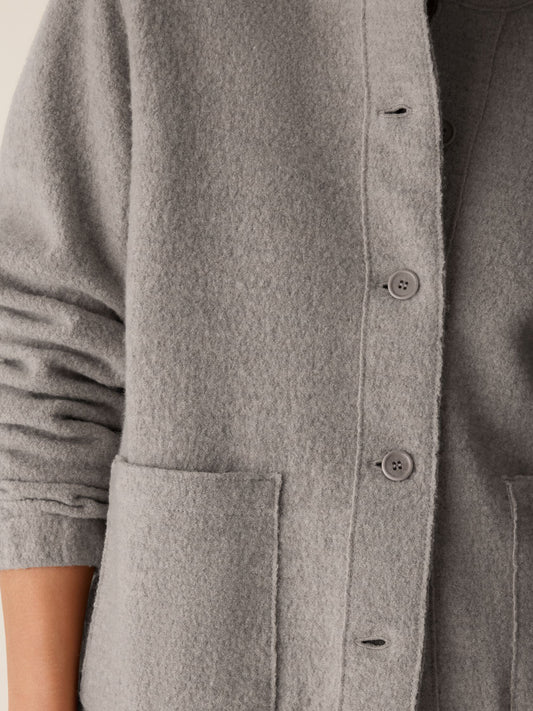 Eileen Fisher Stand Collar Jacket