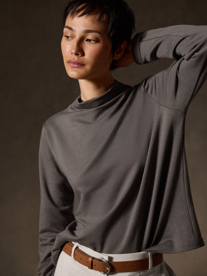 Eileen Fisher Funnel Neck Top