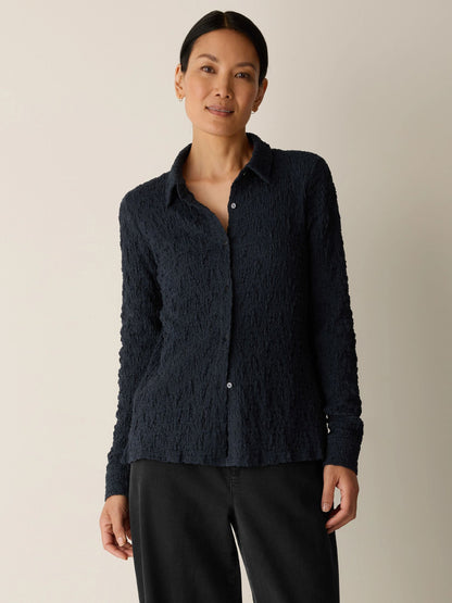 Eileen Fisher Classic Collar Slim Shirt