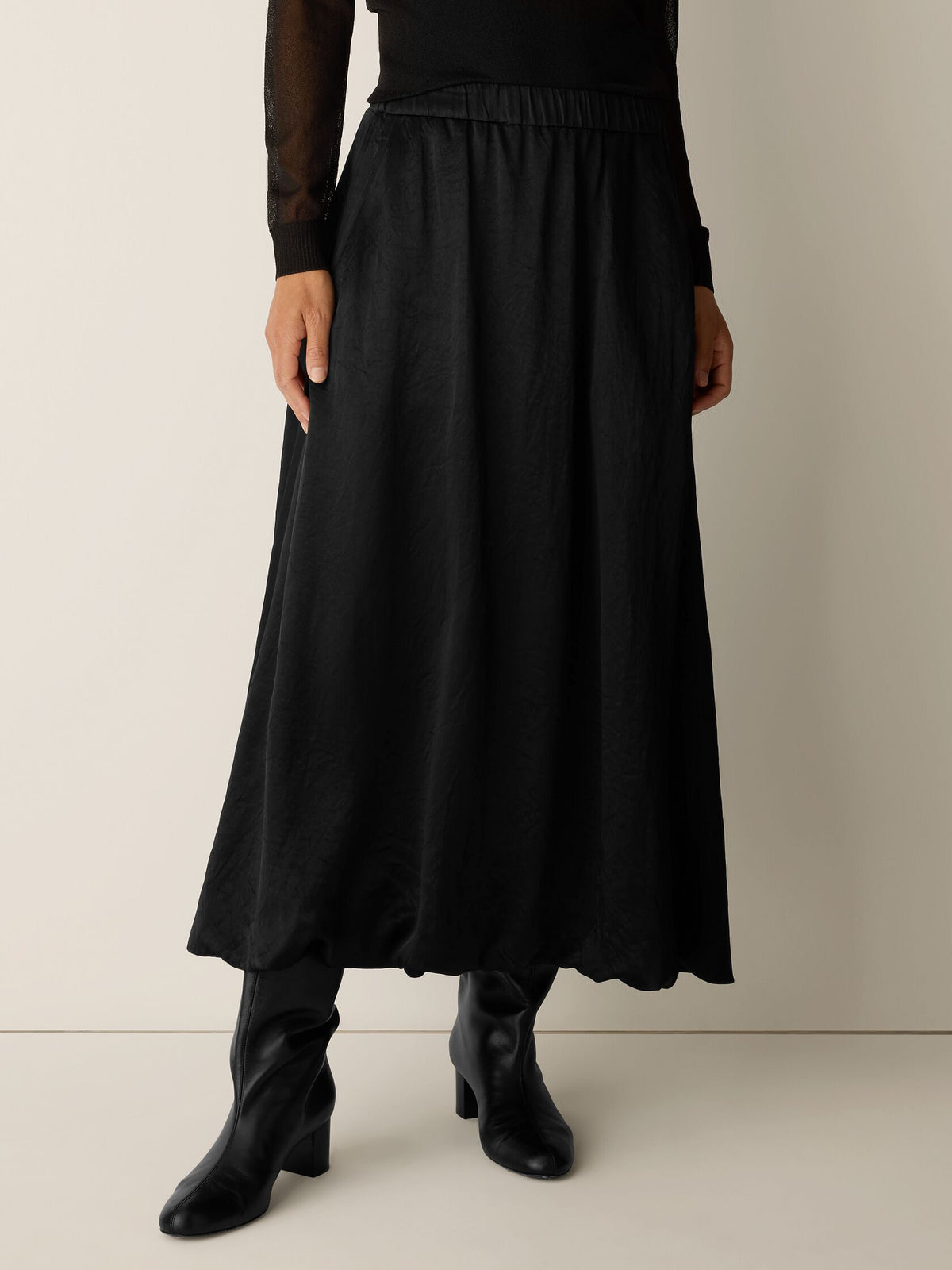 Eileen Fisher Bubble Hem Skirt
