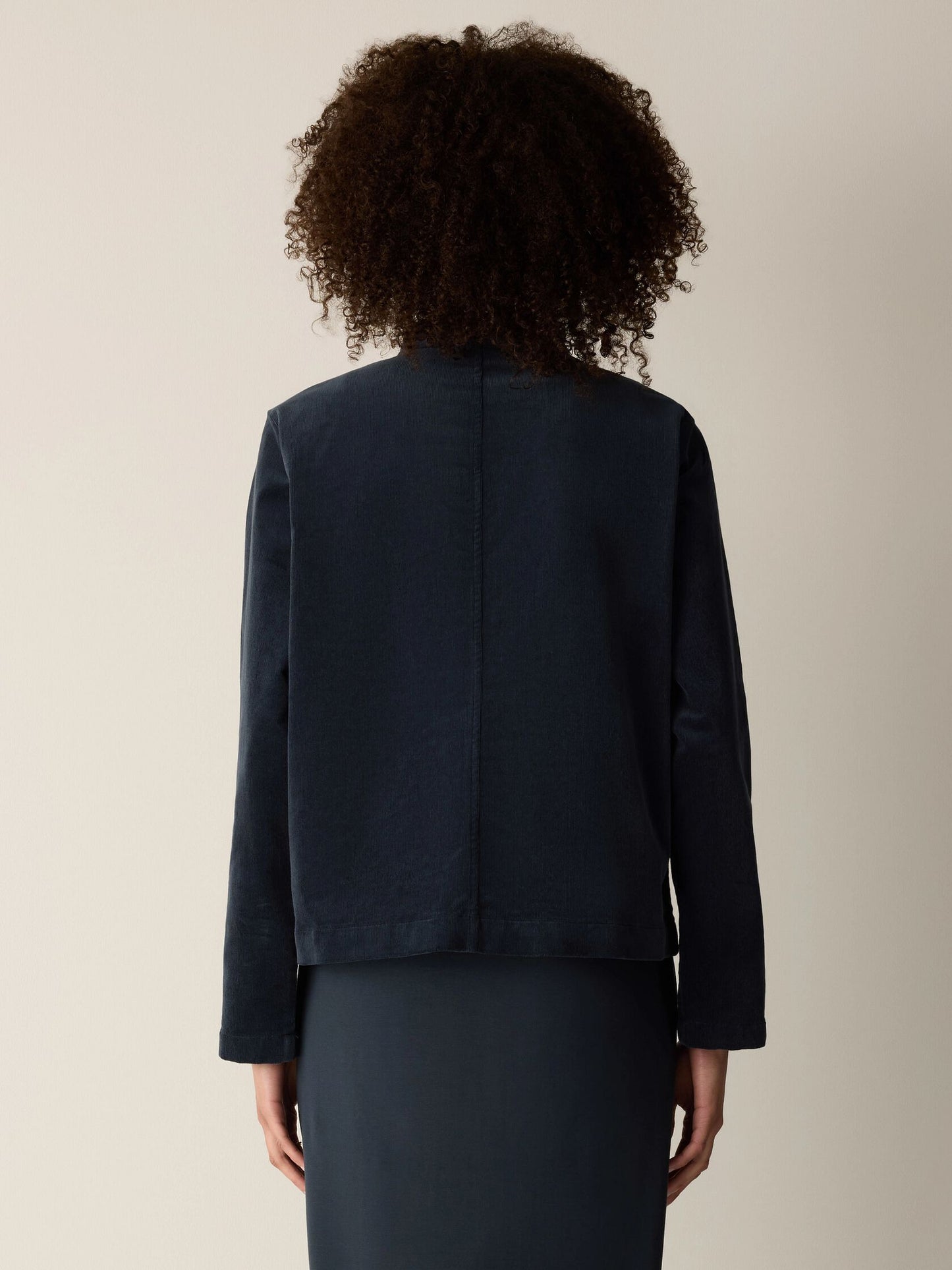 Eileen Fisher High Collar Jacket