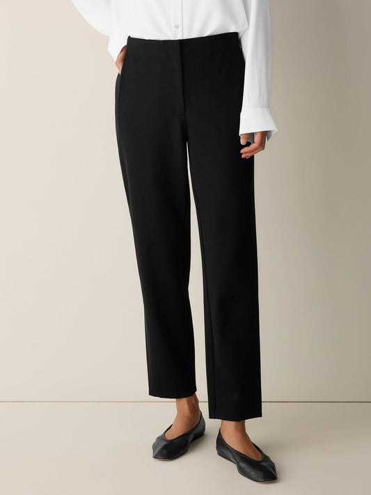 Eileen Fisher Tapered Ankle Trouser