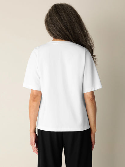 Eileen Fisher Crew Neck Relaxed Tee