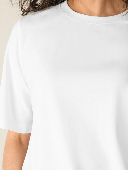 Eileen Fisher Crew Neck Relaxed Tee