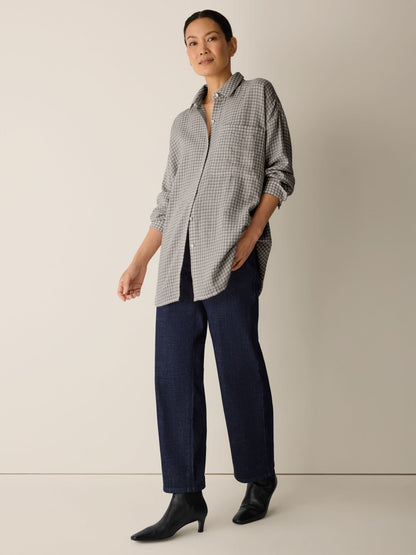 Eileen Fisher Classic Collar Long Shirt