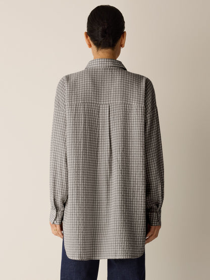 Eileen Fisher Classic Collar Long Shirt