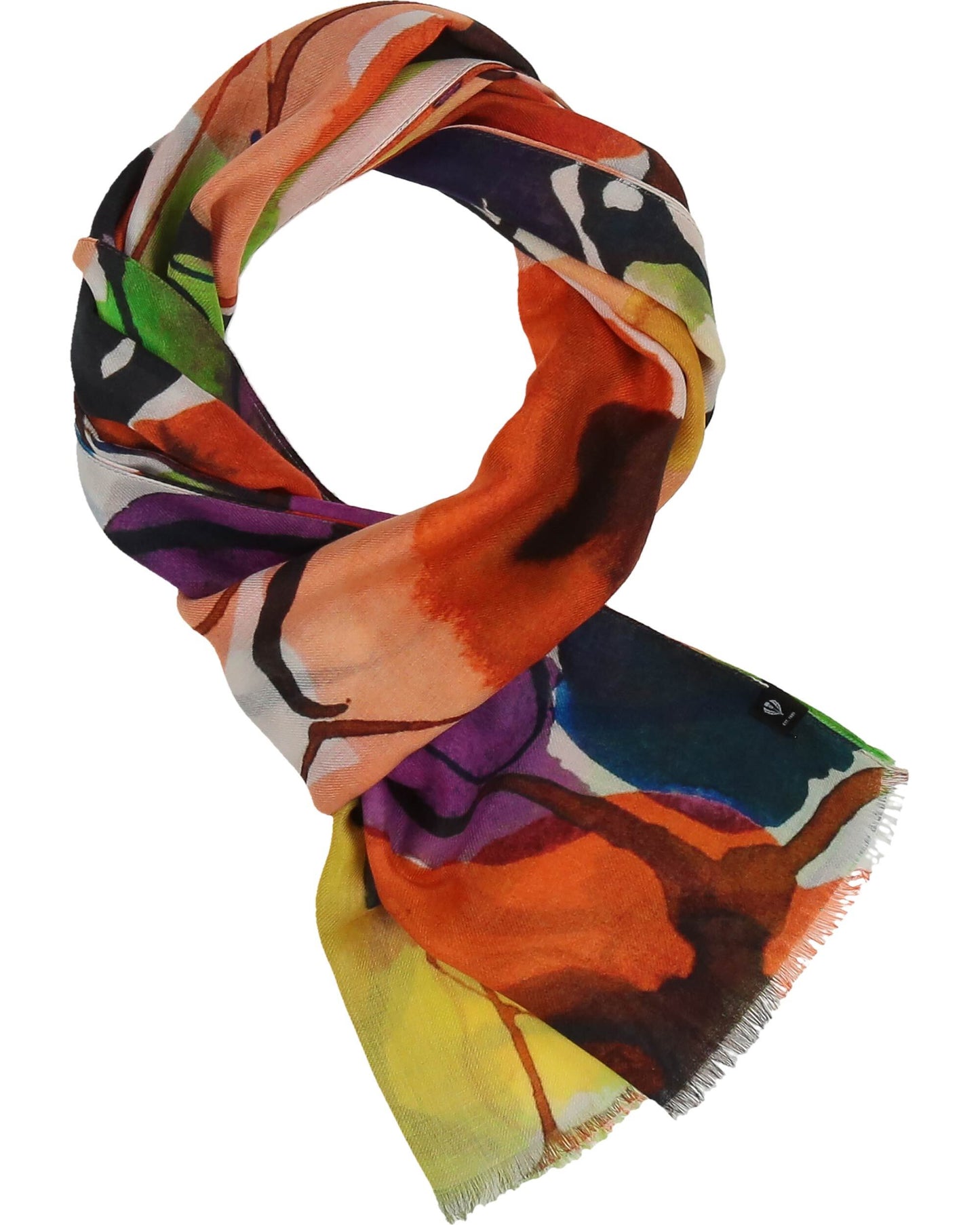 Fraas Exploded Floral Eco Scarf