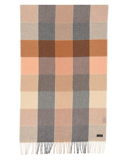 Fraas Checkered Oversize Cashmink Scarf