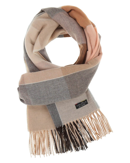 Fraas Checkered Oversize Cashmink Scarf