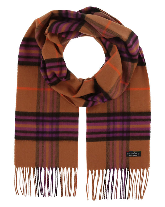 Fraas Classic Plaid Cashmink Scarf