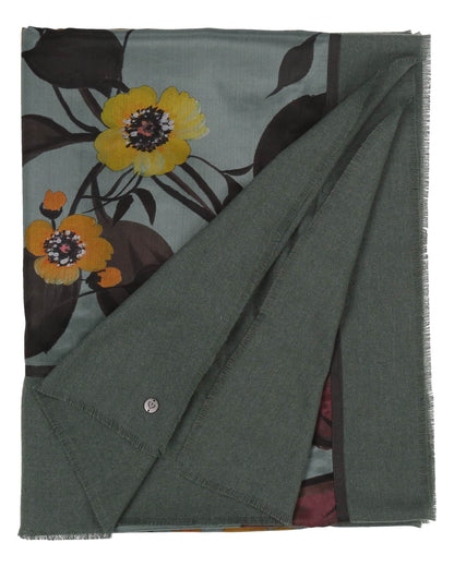 Fraas Misty Floral Patchwork Scarf